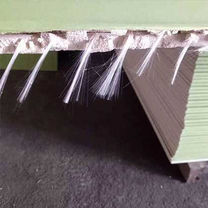 Moisture And Crack Resistant Gypsum Board